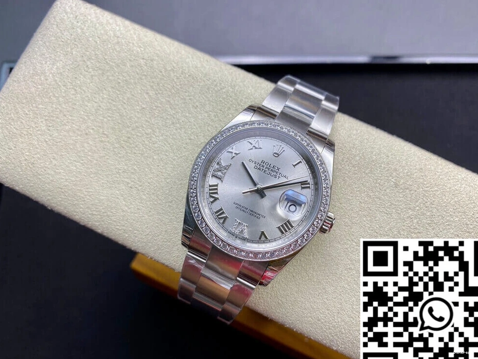 Datejust M126284RBR-0022 Factory Bezel Diamond-set Rolex EW 0119
